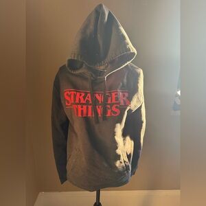Stranger Things Black Hoodie Women's Small